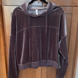 Alo yoga Hooded Women's velour Sweater